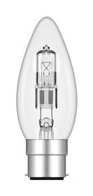 174022060  Halogen Trend Candle B22 Clear 60W 3000K